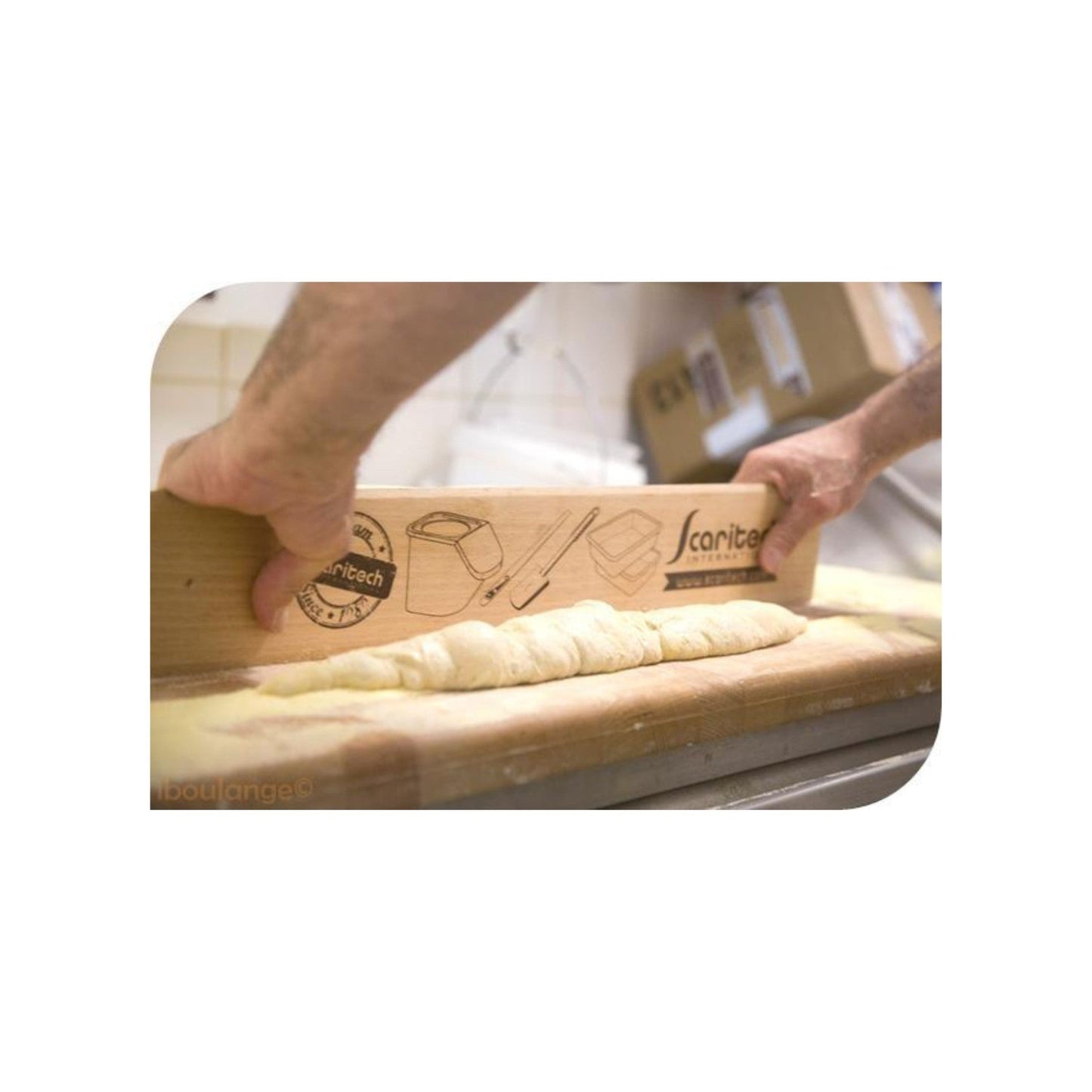 Règle bois pour boulanger